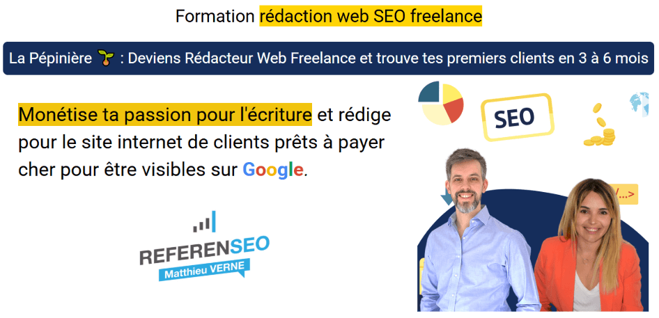 pepiniere redacteur web referenseo