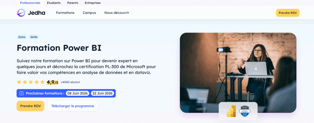 formation power bi jedha